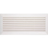 GRILLE AERATION CLIPSER   135MM ABS + MOUSTIQUAIRE