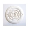 GRILLE AERATION VISSER  64 ABS BLANC  LOT4
