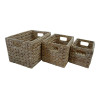 LOT DE 3 PANIERS JACINTHE SENSEA