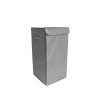PANIER A LINGE PLIABLE GRIS GRANIT3 54L L30XP30XH55 CM