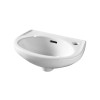 VASQUE LAVE-MAIN A FIXER MURCIE BLANC CERAMIQUE LARG 35 x PROF 23 CM