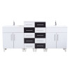 MIROIR NON LUMINEUX 45X138CM DECOUPE RECTAGULAIRE POLI