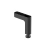 PIEDS REMIX PR MBLE 3 TIROIRS NOIR HAUTEUR 9.8 A 12.8 CM X2
