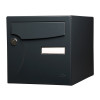 BOITE A LETTRES ANIMATION 1 PORTE ANTHRACITE