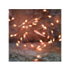 GUIRLANDE LUMINEUSE INT EXT 150 MICROLED ORANGE CABLE TRANSP 7.5M