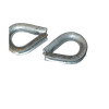 COSSE POUR CABLE D ACIER 3MM INOX A4 / AISI 316
