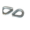 COSSE POUR CABLE D ACIER 4MM INOX A4 / AISI 316