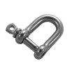 MANILLE DROITE À VIS 6MM INOX A4 / AISI 316