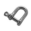 MANILLE DROITE À VIS 8MM INOX A4 / AISI 316