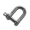 MANILLE DROITE À VIS 10MM INOX A4 / AISI 316