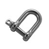 MANILLE DROITE À VIS 12MM INOX A4 / AISI 316