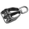 POULIE DOUBLE DÉRIVEUR RÉA 32MM INOX A4 / AISI 316