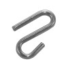 CROCHET "S" ASYMÉTRIQUE 6MM INOX A4 / AISI 316