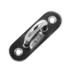 PONTET SUR PLATINE OBLONG 80MM INOX A4 / AISI 316