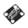 PONTET SUR PLATINE RECTANG. 40MM INOX A4 / AISI 316