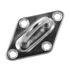 PONTET SUR PLATINE LOSANGE 64MM INOX A4 / AISI 316