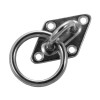 PONTET SUR PLATINE ANNEAU 64MM INOX A4 / AISI 316