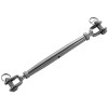 RIDOIR À DEUX CHAPPES M6 INOX A4 / AISI 316