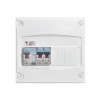 TABLEAU ELECTRIQUE EQUIPE PRECABLE 1 RANGEE 8 MODULES