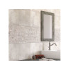 MOSAIQUE SOL & MUR BLEND BETON BLANC MAT 27X30CM