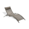 BAIN SOLEIL CAPU ALUMINIUM ET TEXTILENE CAPPUCCINO 5 POSITIONS