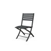 CHAISE PLIANTE MARIUS ALU GRIS ANTHRACITE