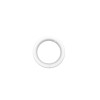 ANNEAU D20 METAL DESIGN BLANC MAT X10