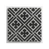 CARRELAGE SOL ET MUR GATSBY 20X20 CM MIX NOIR/BLANC 1,42M2