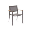FAUTEUIL DE JARDIN ALUMINIUM ORIS GRIS