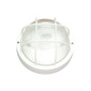 HUBLOT ROND GRILLE D18,5CM 60W E27 BLANC IP44