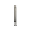 PIED TABLE CARRE 60MM REGLABLE 70-110MM ACIER CHROME
