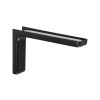 EQUERRE LEONARD 114X180MM ACIER PLASTIFIE NOIR