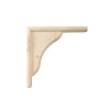 EQUERRE VOLUTE 150X150MM PIN BRUT