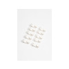 GLISSEUR POUR RAIL EXTENSIBLE PVC BLANC X10