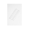 CROCHET ESCARGOT PVC BLANC X20