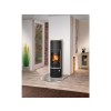 POELE BOIS FARO W+ 7KW NOIR SABLE