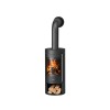 POELE BOIS MINO 2.0 5KW ACIER NOIR