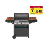 BARBECUE GAZ 3 SERIES CLASSIC WLD 2 EN 1 + PLANCHA NOIR
