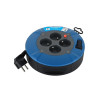 ENROULEUR MENAGER PLAT 5M 3G1 HO5VVF BLEU