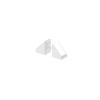 CLIP 1/2 KLOSUP 2,5X2CM POTEAU ALUMINIUM BLANC LOT 10