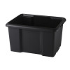 BAC RANGEMENT EMPILABLE SUPERPOSABLE 45L NOIR