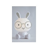LAMPE A POSER BUNNY VEILLEUSE LED H30.5CM 3W PVC BLANC