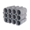 CASIER 12 BOUTEILLE POLYSTYRENE GRIS