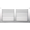 GRILLE AERATION VISSER 150X300MM ALUMINIUM + MOUSTIQUAIRE
