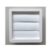 GRILLE AERATION 10MM VOLET MOBILE BLANC