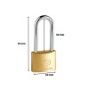 CADENAS 40MM LAITON AHT + 2 CLES