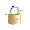 CADENAS 50MM LAITON ACT + 2 CLES