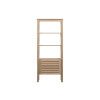 COLONNE TALIX PLAQUAGE BOIS COLORIS CHENE NATUREL LARG60XPROF35XH145CM