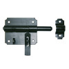 VERROU PORTE CADENAS DIAMETRE 18MM ACIER PREPEINT NOIR
