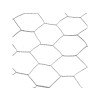 GRILLAGE ANIMAUX TRIPLE TORSION MAILLE 40MM 1MX3M GALVANISE GRIS